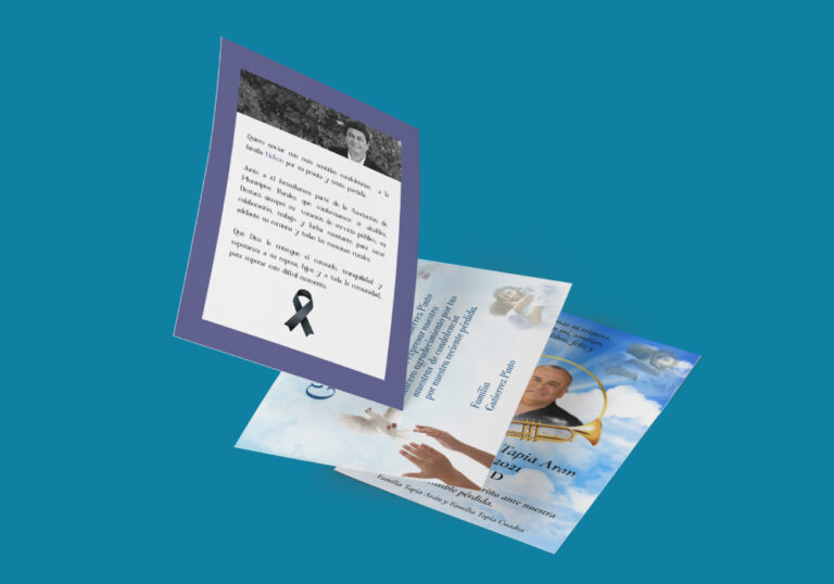Tarjetas de condolencia