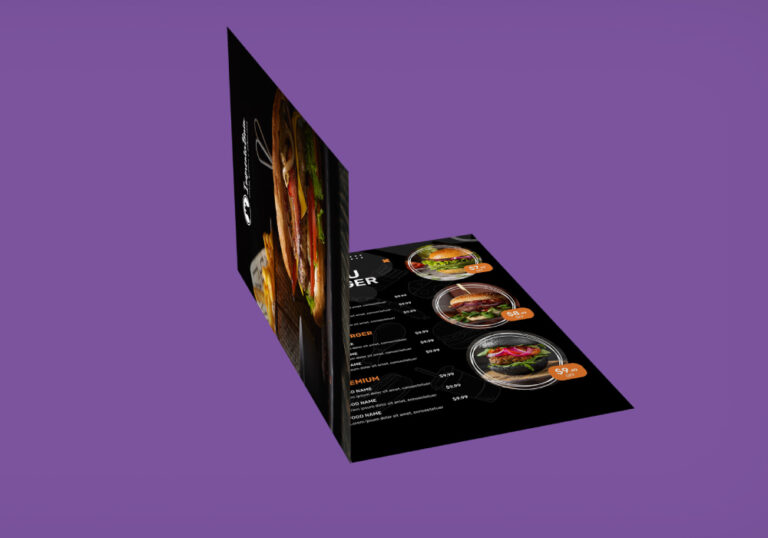 Cartas menú restaurant